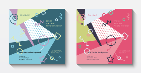 Vector party invitation templateのイラスト素材