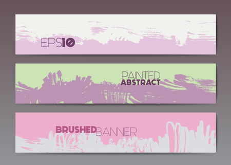 Abstract grunge banner templatesのイラスト素材