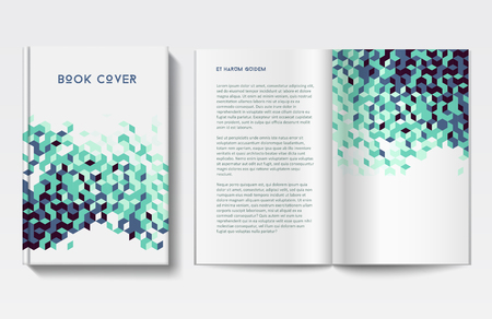 Book design templateのイラスト素材