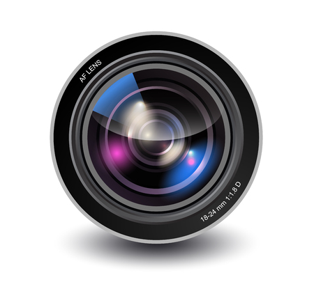 Camera lens.のイラスト素材