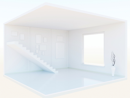 Interior model 3dの写真素材