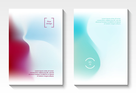 Flow design vector coversのイラスト素材