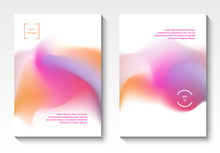 Flow design vector coversのイラスト素材