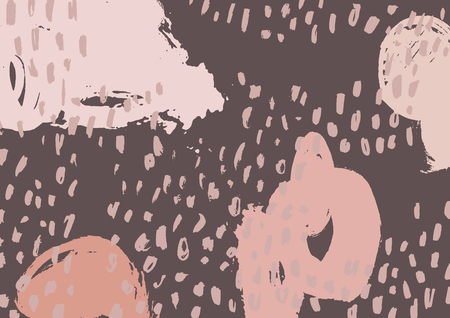 Abstract vector pattern with brush strokes. Modern grunge backgroundのイラスト素材