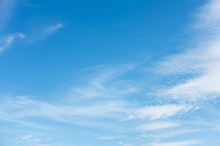 Blue sky with cloudの写真素材