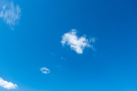 Blue sky with cloudの写真素材