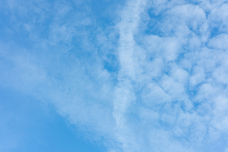 Blue sky with cloudの写真素材
