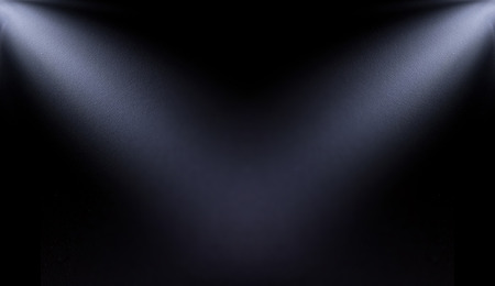 white, blur spotlight effect on black backgroundの写真素材