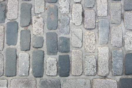 rock, rough stone floor pavement for background