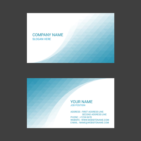 Colorful Abstract Business Card Templatesのイラスト素材