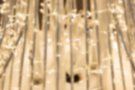 Christmas light, abstract bokeh backgroundの写真素材