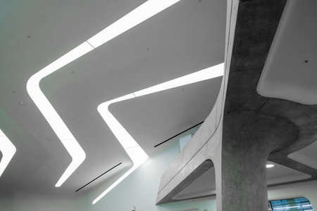 Seoul, South Korea - 10 July 2022: DDP Design Lab, a public space inside of Dongdaemun Design Plaza or DDP.のeditorial素材