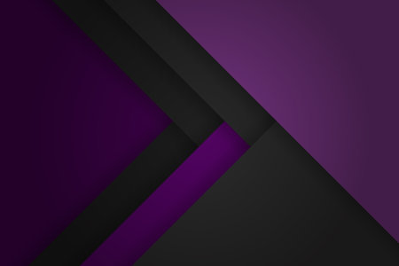 Modern Purple and Black abstract design geometric background, paper styleのイラスト素材