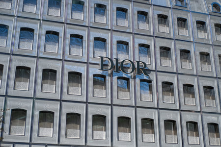 Seoul, South Korea - 10 October 2022: Dior Concept Store in Seoul, which will open for 3 years. The store is located in Seongsu-dong, a former industrial district,のeditorial素材