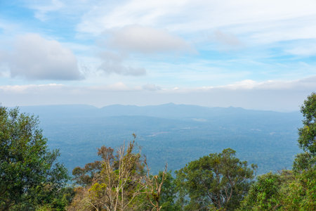 Scenic view, landscape of Khao Yai National Park in Thailand