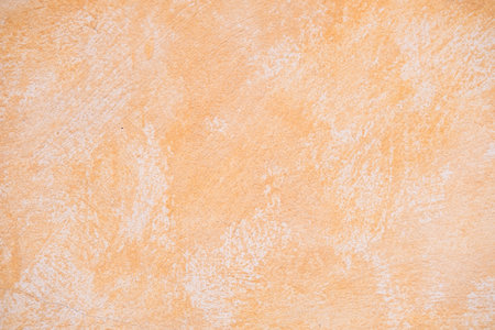 Orange Cement Plaster Wall, Texture Background.の写真素材