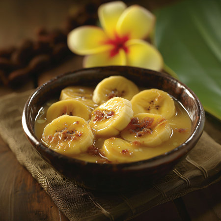 Delightful banana compote perfect for the Ramadan momentの素材
