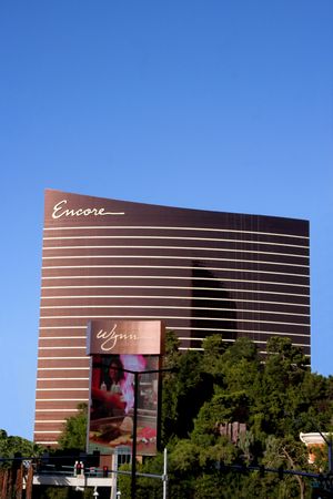 Las Vegas, July 2009 - A exterior shot of the Encore casino and hotel in Las Vegasのeditorial素材