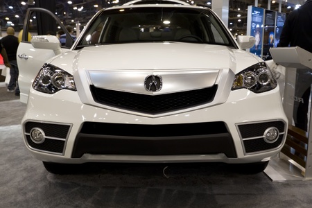 HOUSTON - JANUARY 2012: The Acura RDX at the Houston International Auto Show on January 28, 2012 in Houston, Texas.のeditorial素材