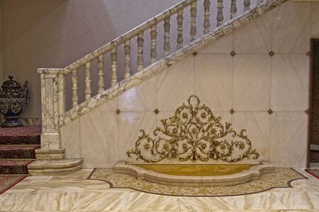 BUCHAREST, ROMANIA - MARCH 7, 2017: The Ceausescu Palace or sometimes called The Ceausescu Mansion or Spring Palace.  Was restored to how the Communist leader, Nicolae Ceausescu, and his family, lived between 1965 and 1989のeditorial素材
