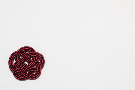 Japanese ornament with white background.