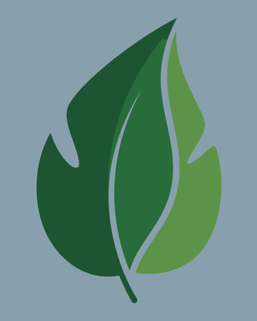 Leaf concept with natural icon design, vector illustration 10 eps graphic.