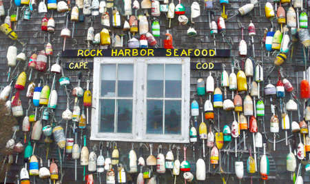Fishing Lures on the wall of a fishing shop in Denmark