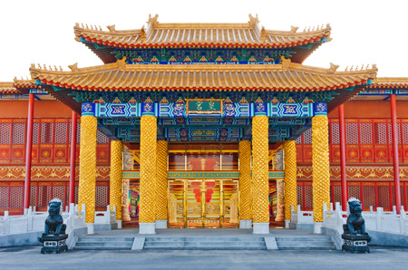 Traditional Chinese imperial palaceのeditorial素材