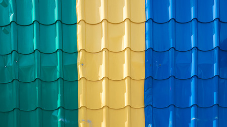 roof colorful close up or texture