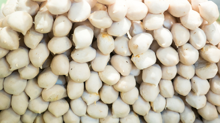 meat ball close up backgroundの写真素材