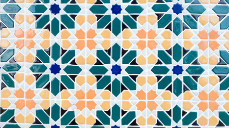 Ceramic tile moroccoの写真素材