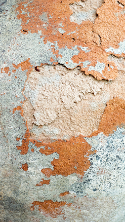 cracking plaster background or textureの写真素材