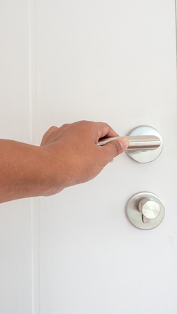 Door handle close upの写真素材