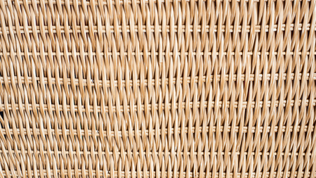 woven rattan with natural patterns