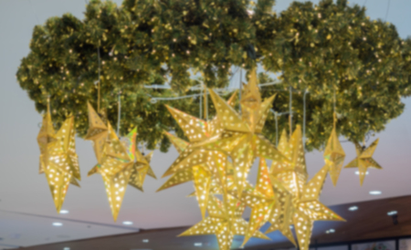 lamp light star background