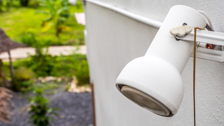 lamp copy spaceの写真素材