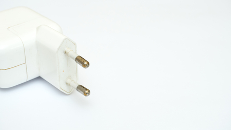 Adapter on white background