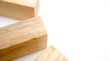 close up wooden block