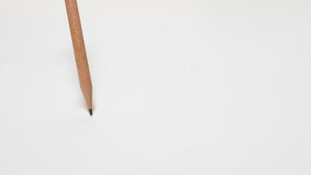 pencil on white backgroundの写真素材