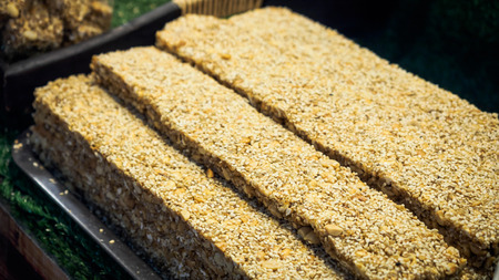 Bean cut dessert in market thailandの写真素材