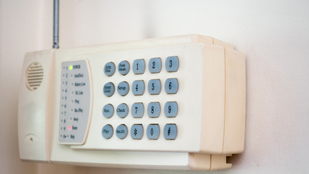 Alarm Box on white background