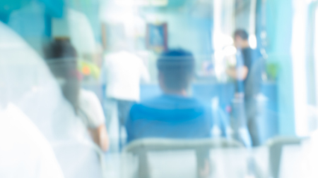 Blurred  people meeting at office backgroundの写真素材