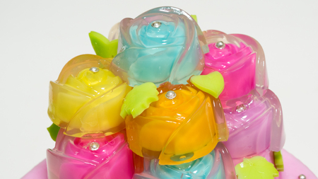 jelly rose flowerの写真素材