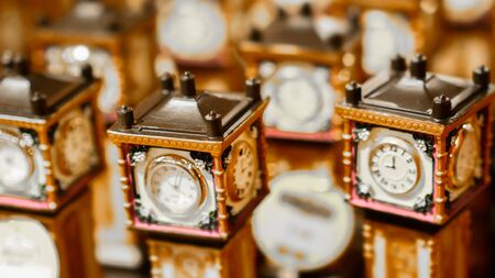 Souvenir Clock Tower Otaru Steam  as a symbol of the city in Otaru, Hokkaido, Japan.の写真素材