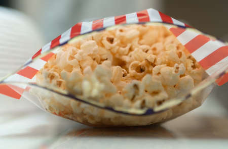 popcorn snack delicious food  close upの写真素材