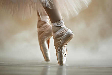 Ballet Shoes close up movement, dance, and rhythm conceptの素材