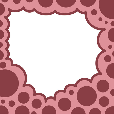 Modern decorative frame, original border. Vector illustrationのイラスト素材