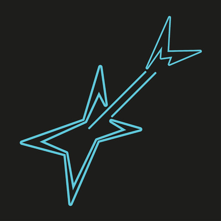 Electric guitar template for shopのイラスト素材