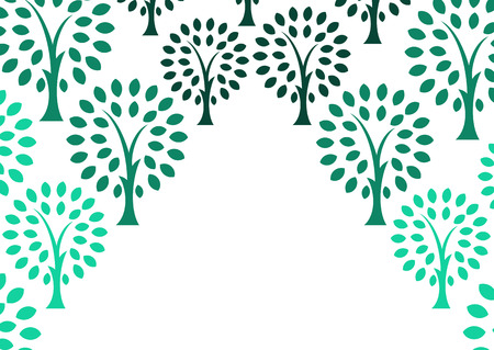 Decorative tree backgroundのイラスト素材