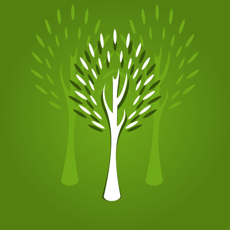 Stylized treeのイラスト素材